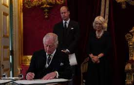 Sunday Service 11th September 2022 and Proclamation for King Charles III